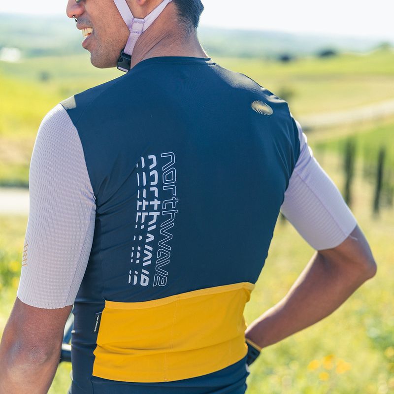 Koszulka rowerowa męska Northwave Extreme Evo black/lilac 6