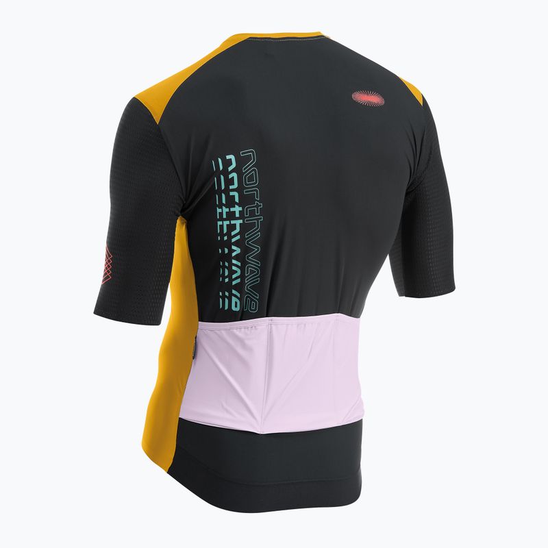 Koszulka rowerowa męska Northwave Extreme Evo ochre/black 2