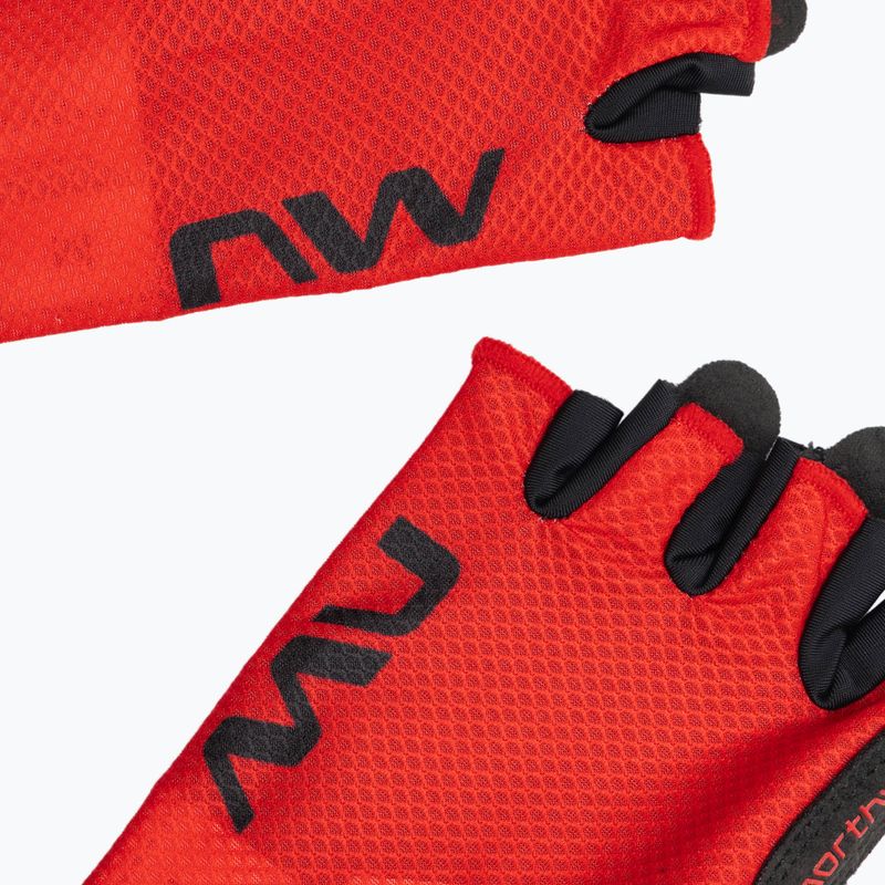 Rękawiczki rowerowe męskie Northwave Active Short Finger radiant red 4