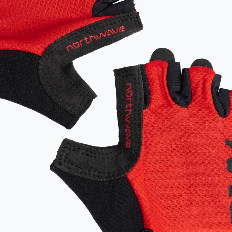 Rękawiczki rowerowe męskie Northwave Active Short Finger radiant red 5
