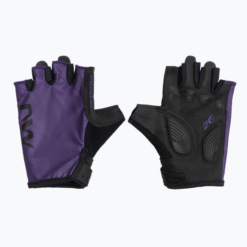 Rękawiczki rowerowe damskie Northwave Active Short Finger dark purple