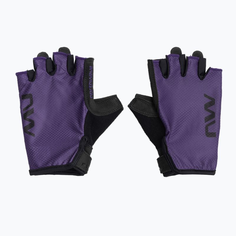 Rękawiczki rowerowe damskie Northwave Active Short Finger dark purple 2