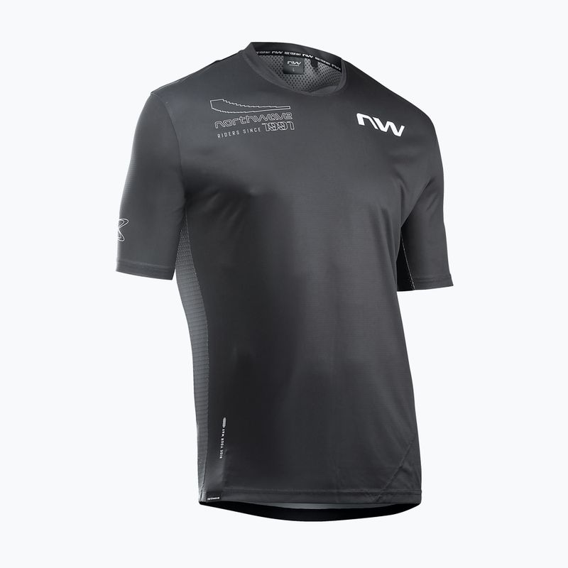 Koszulka rowerowa męska Northwave Edge 2 black/sand