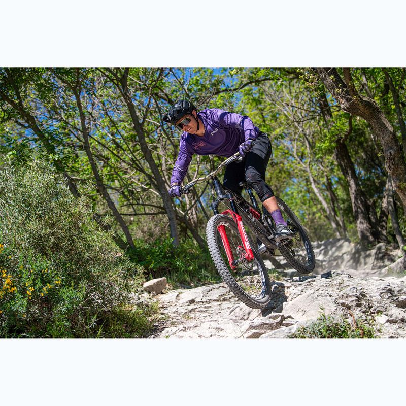 Longsleeve rowerowy męski Northwave Edge 2 dark purple/orange 3