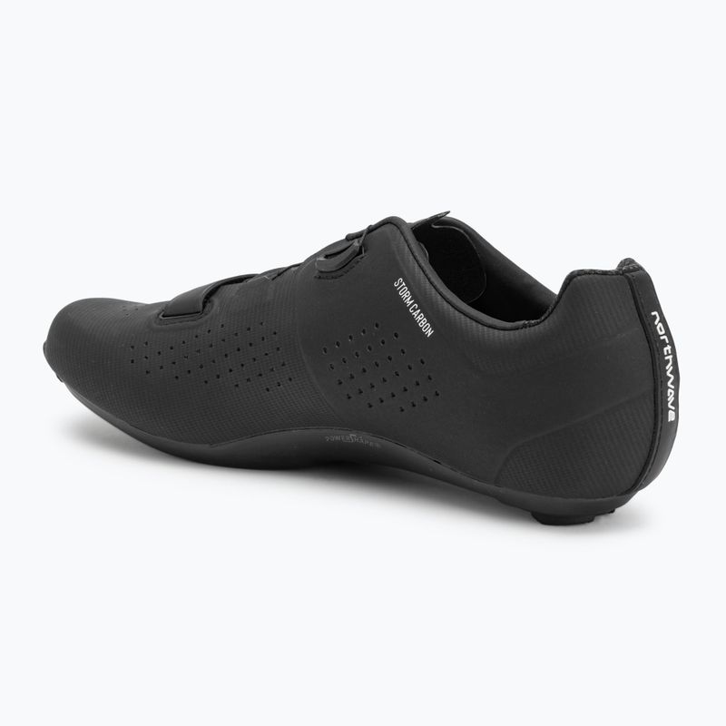 Buty szosowe męskie Northwave Storm Carbon black/white 3