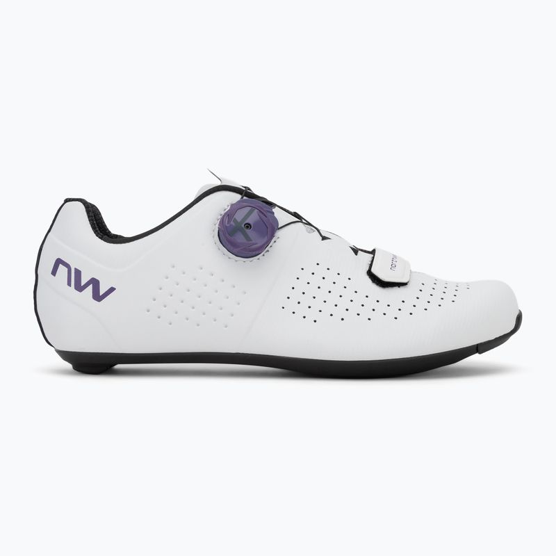 Buty szosowe damskie Northwave Storm Carbon white/dark purple 3