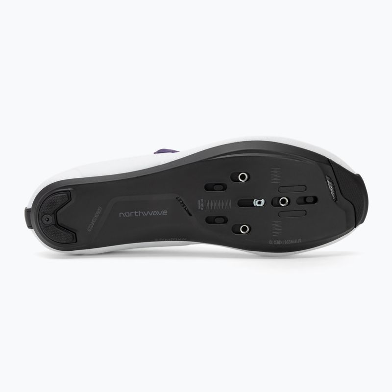 Buty szosowe damskie Northwave Storm Carbon white/dark purple 4
