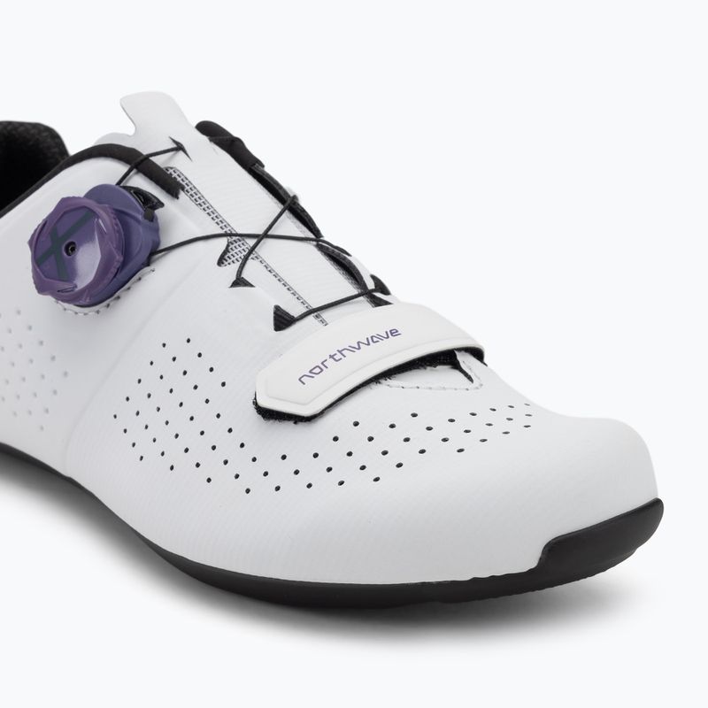 Buty szosowe damskie Northwave Storm Carbon white/dark purple 7