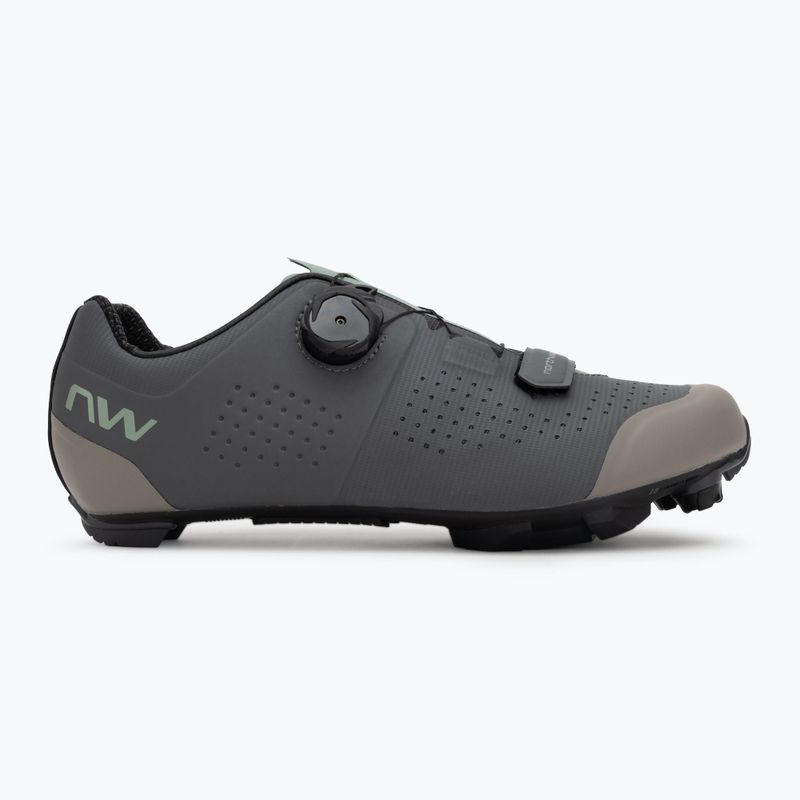Buty rowerowe MTB męskie Northwave Razer dark grey/sage 2