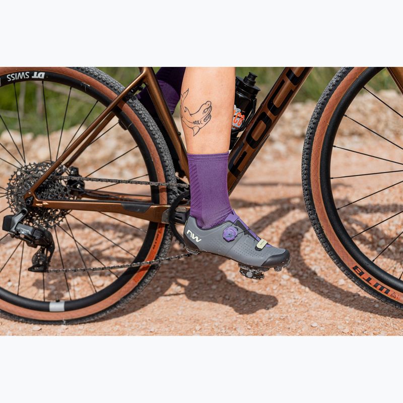 Buty rowerowe MTB damskie Northwave Razer dark grey/dark purple 9