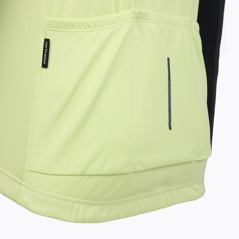 Bluza rowerowa męska Northwave Force 2 Jersey FZ cool matcha/black 5