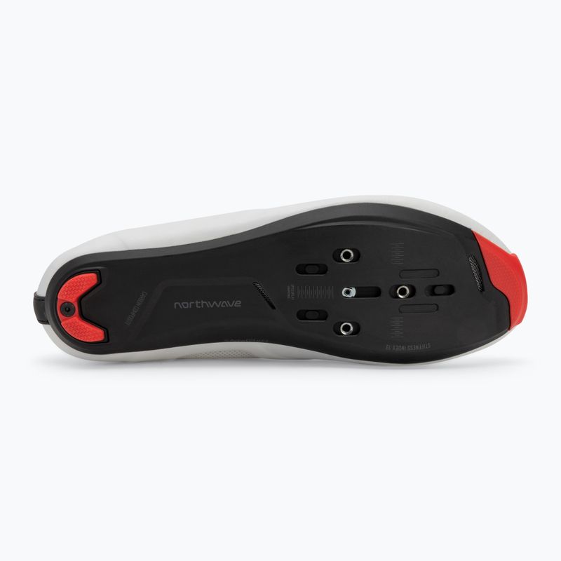 Buty szosowe męskie Northwave Revolution white/red fluo 4