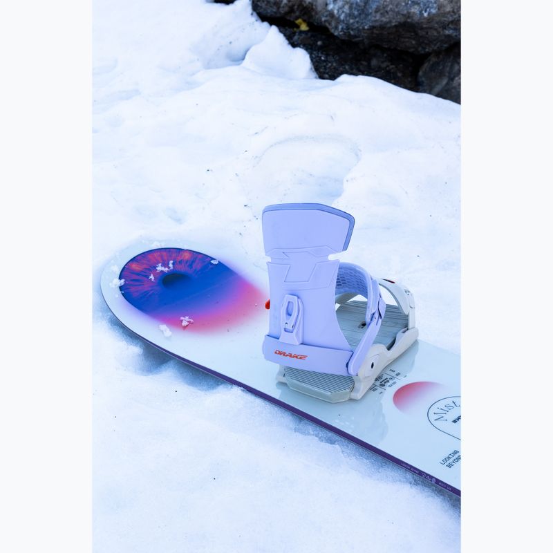 Wiązania snowboardowe damskie Drake Jade W lilac/white 6