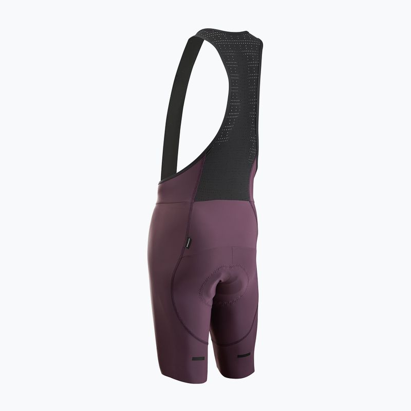 Spodenki rowerowe męskie Northwave Fast Bibshort grape wine 2