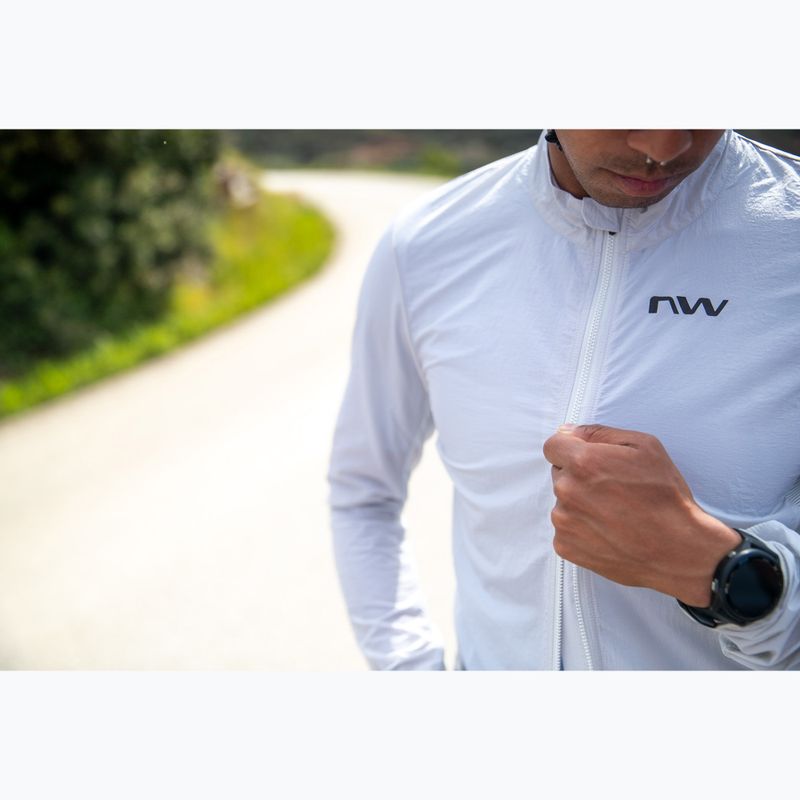 Kurtka rowerowa męska Northwave Extreme Light Wind light grey 5