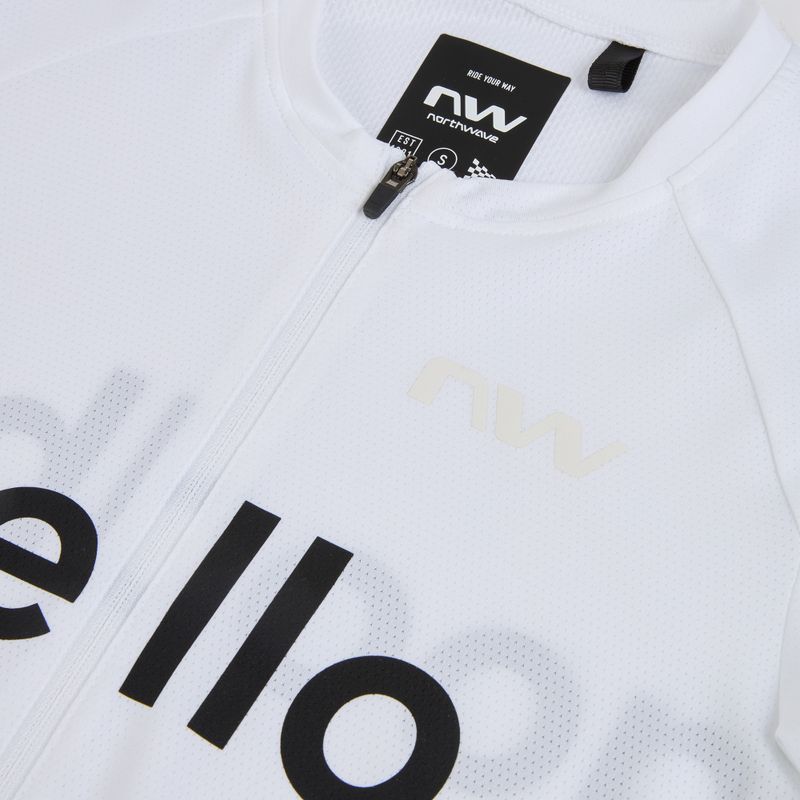 Koszulka rowerowa męska Northwave Blade Hello Goodbye white 3