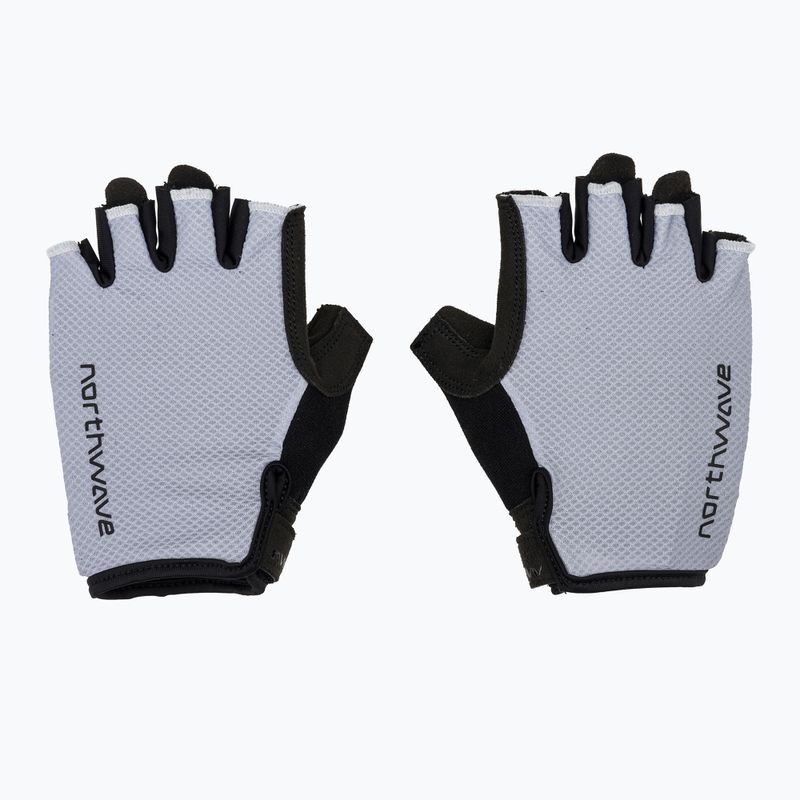 Rękawiczki rowerowe męskie Northwave Active Max Short Finger ice grey 2