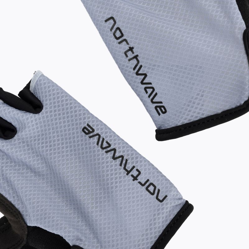 Rękawiczki rowerowe damskie Northwave Active Max Short Finger ice grey 4