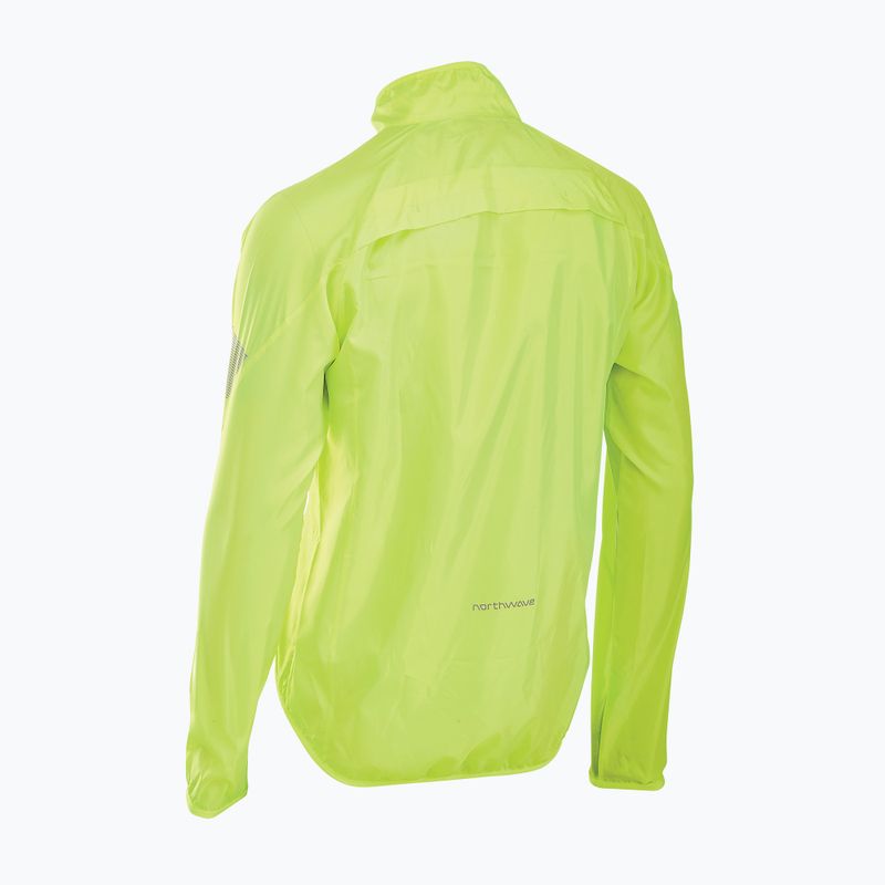 Kurtka rowerowa męska Northwave Vortex yellow fluo 2