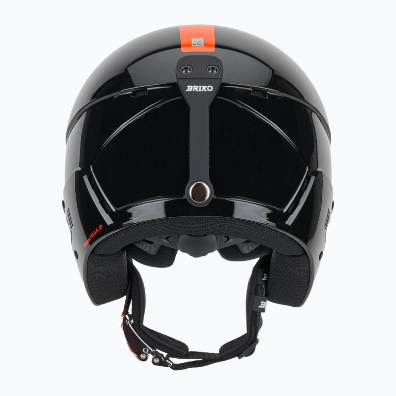 Kask narciarski dziecięcy Briko Vulcano FIS 6.8 JR shiny black/orange 3