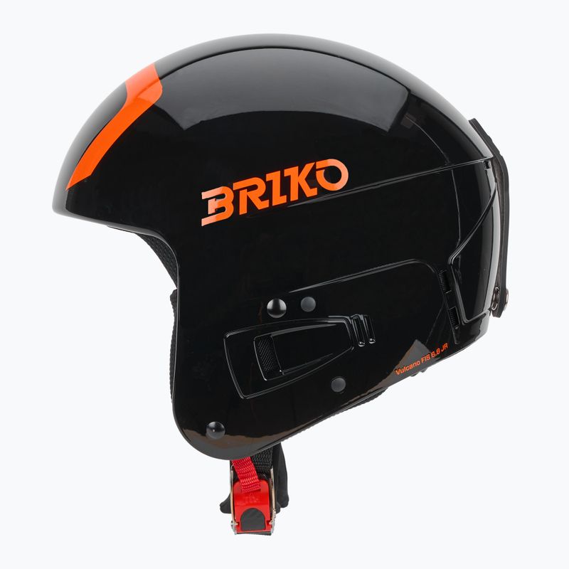 Kask narciarski dziecięcy Briko Vulcano FIS 6.8 JR shiny black/orange 4