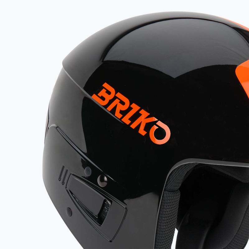 Kask narciarski dziecięcy Briko Vulcano FIS 6.8 JR shiny black/orange 8