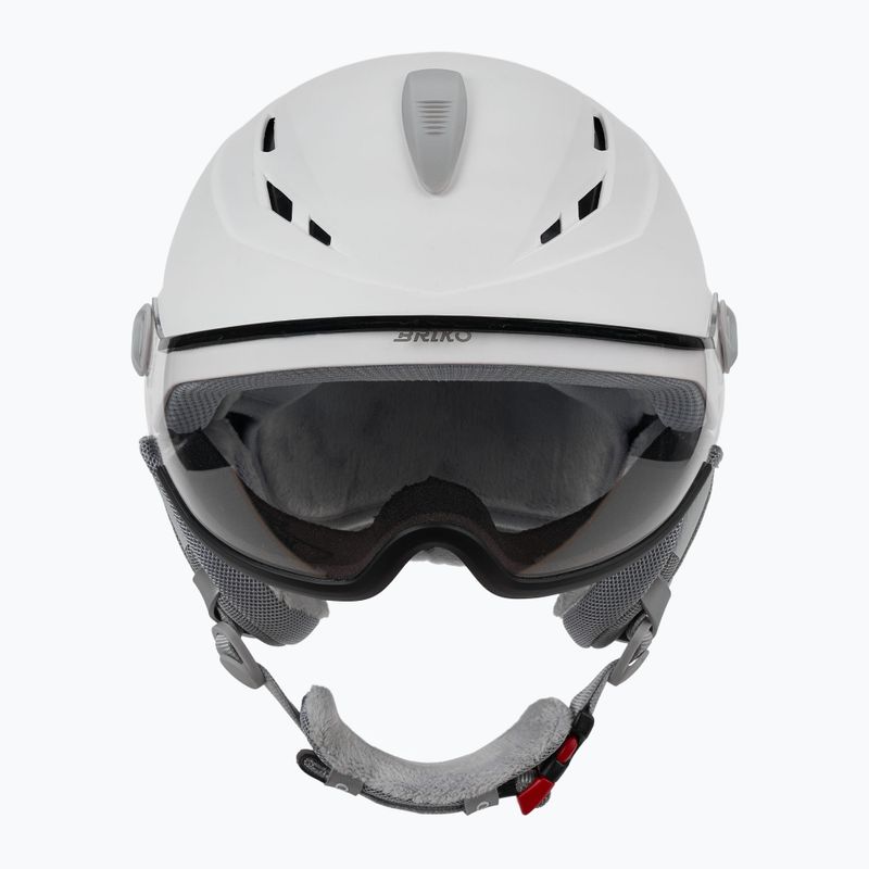 Kask narciarski Briko Chione Visor Photo matt white 2