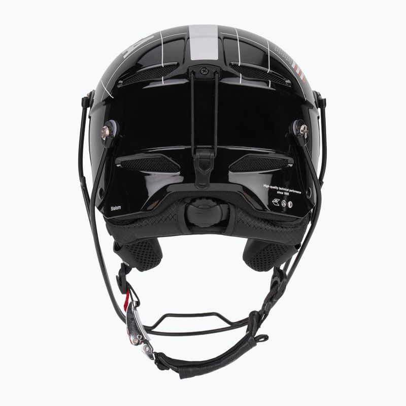 Kask narciarski Briko Slalom 2.0 USA shiny black/white/cardinal red 3