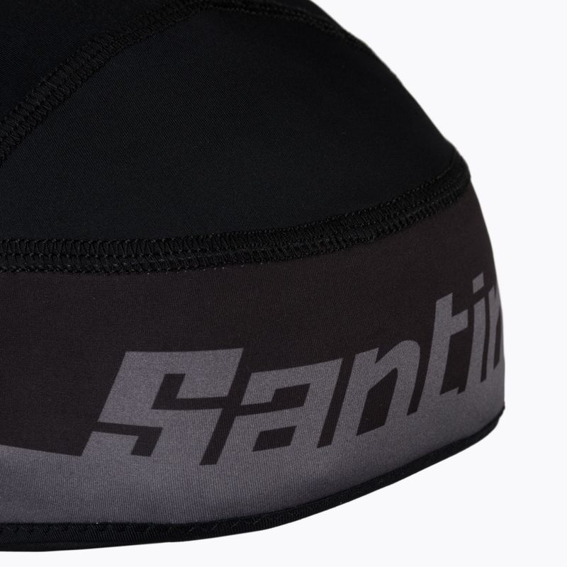 Czapka rowerowa Santini Sottocasco black 3