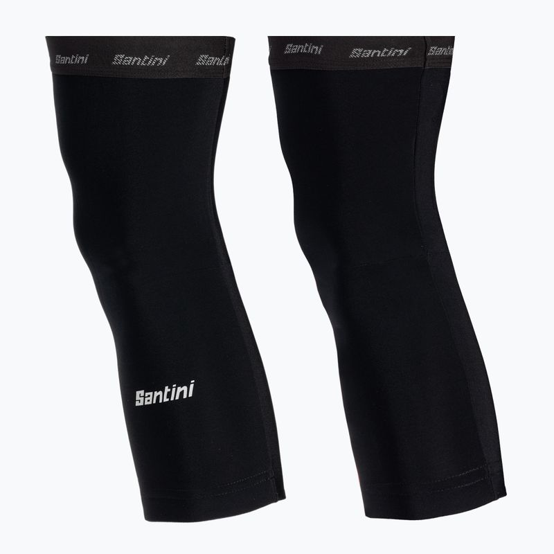 Nogawki rowerowe Santini Totum Knee black 2