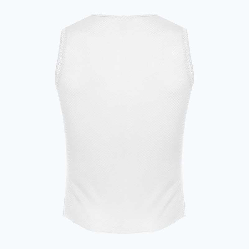 Koszulka rowerowa męska Santini Sleeveless Baselayer Lieve white 5