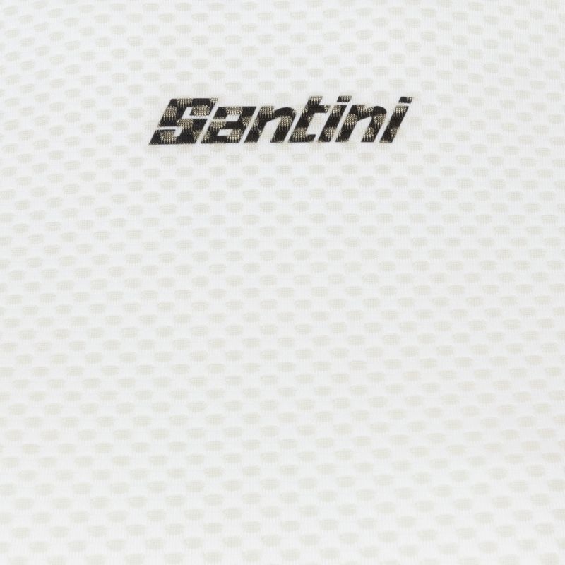 Koszulka rowerowa męska Santini Sleeveless Baselayer Lieve white 3