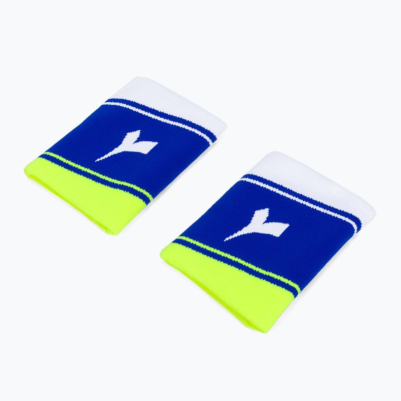 Frotki na nadgarstek Diadora Wide Logo 2 szt. niebieskie 103.175650