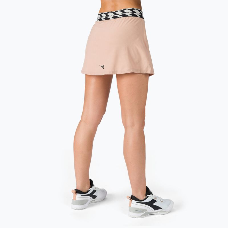 Spódnica Diadora rosa mogano/bianco sospiro 3