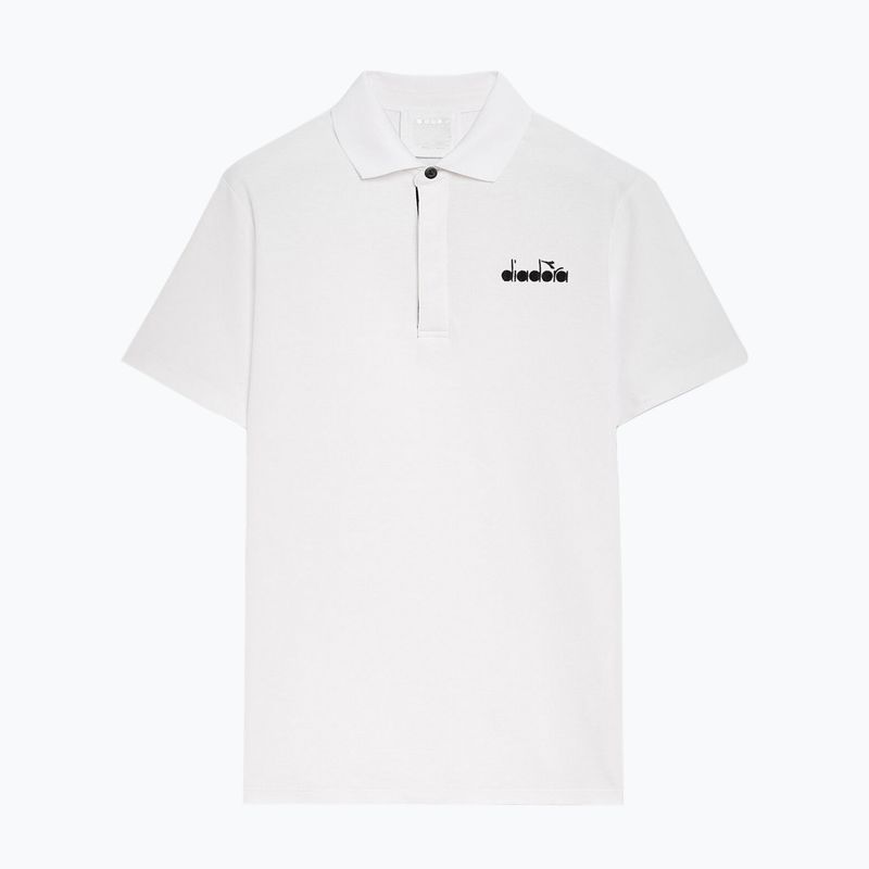Koszulka polo męska Diadora Statement bianco ottico