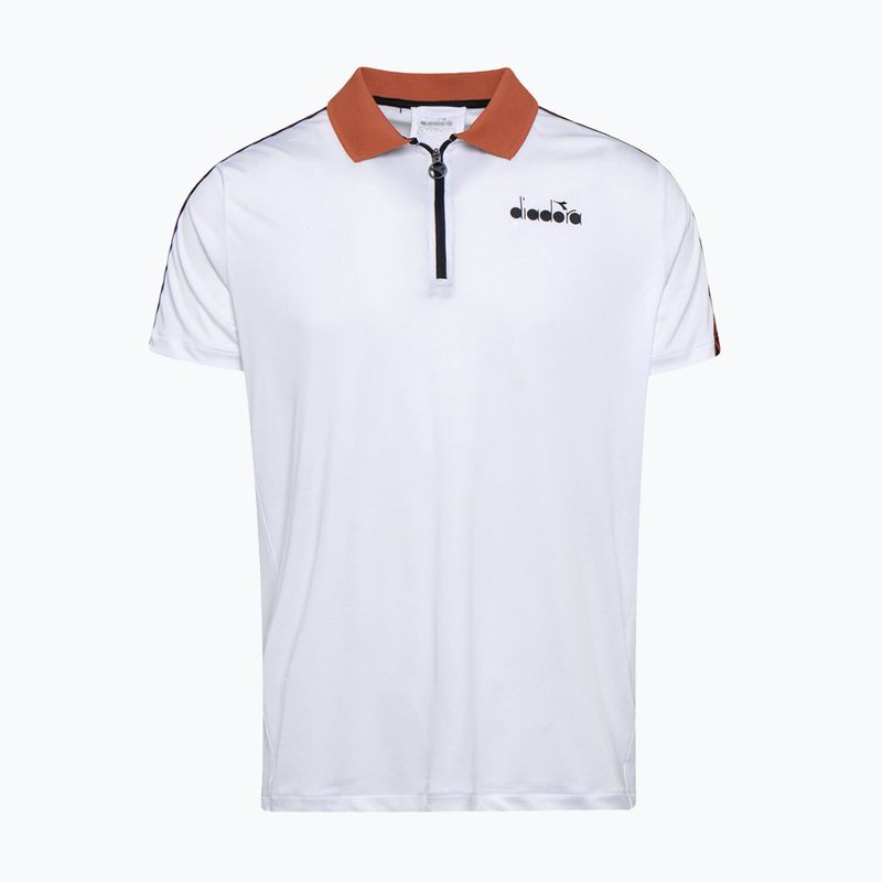 Koszulka polo męska Diadora Challenge bianco ottico
