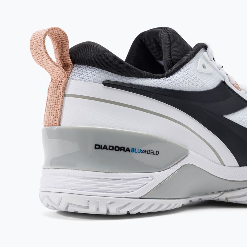 Buty do tenisa damskie Diadora Speed Blushield 5 AG biało-czarne DD-101.176941 7