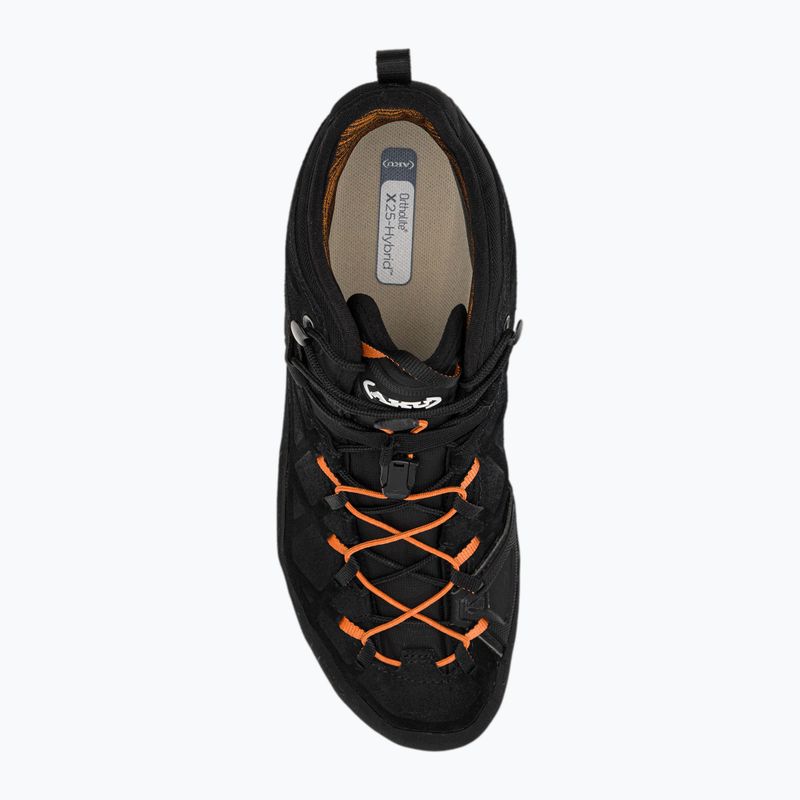 Buty podejściowe męskie AKU Rock DFS Mid GTX black/orange 6