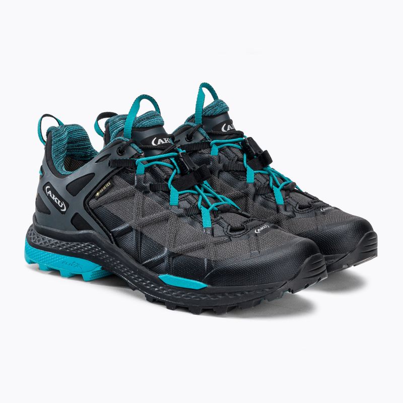 Buty trekkingowe damskie AKU Rocket DFS GTX black/turquoise 5