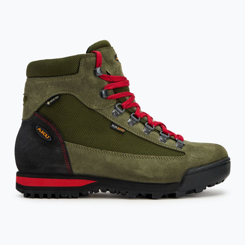 Buty trekkingowe męskie AKU Slope Micro GTX military green/red 2