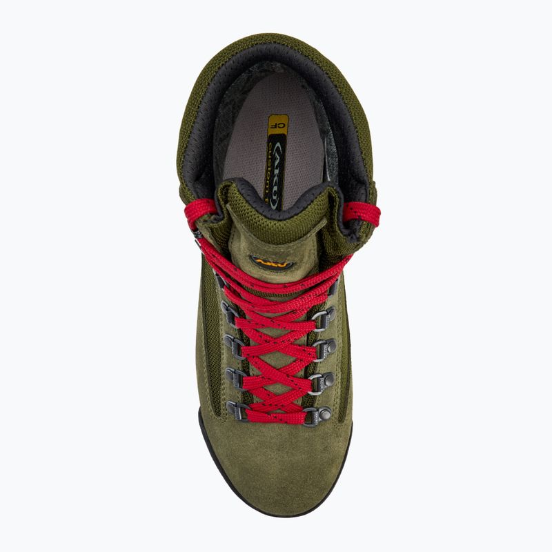 Buty trekkingowe męskie AKU Slope Micro GTX military green/red 5