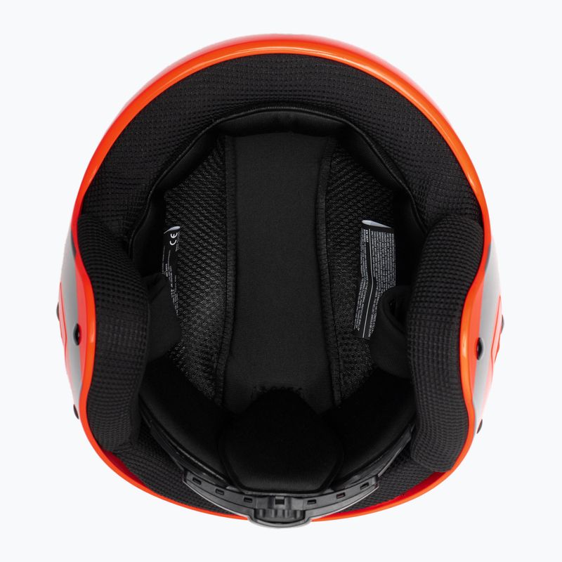 Kask narciarski dziecięcy Briko Vulcano FIS 6.8 JR shiny orange/black 6