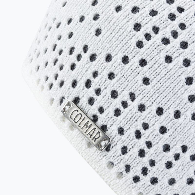 Czapka zimowa damska Colmar 4833E-9VF white/grey melange 3