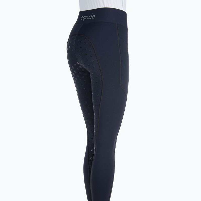 Legginsy jeździeckie damskie Eqode by Equiline Dodie blue 2