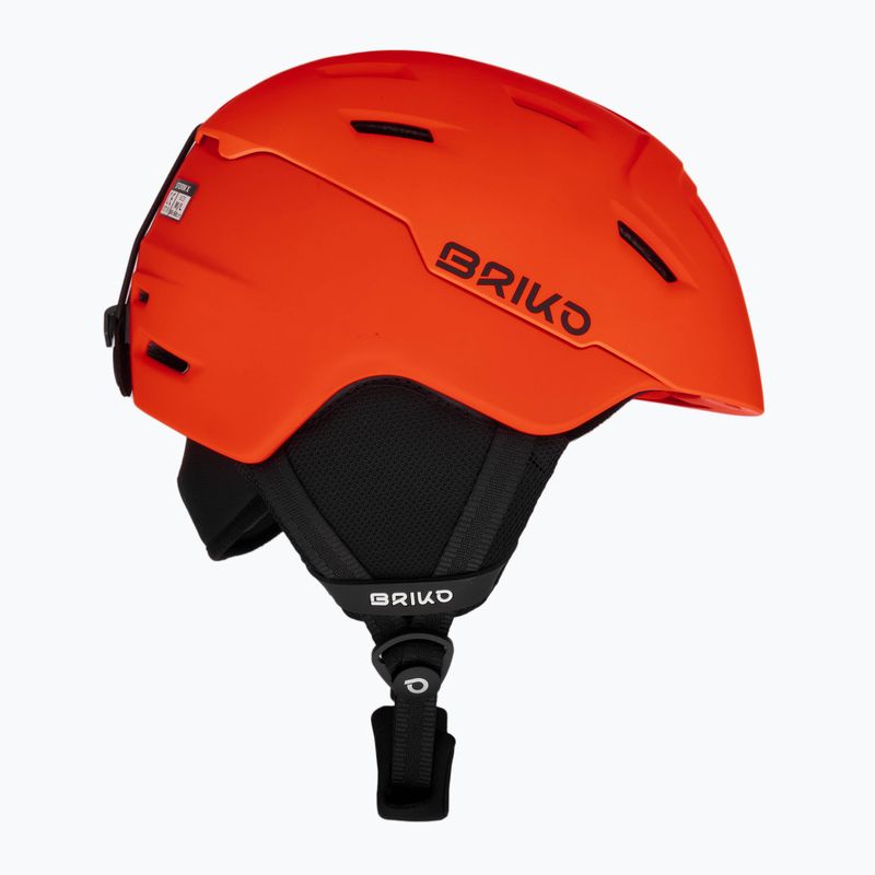 Kask narciarski Briko Storm X matt orange/black 4