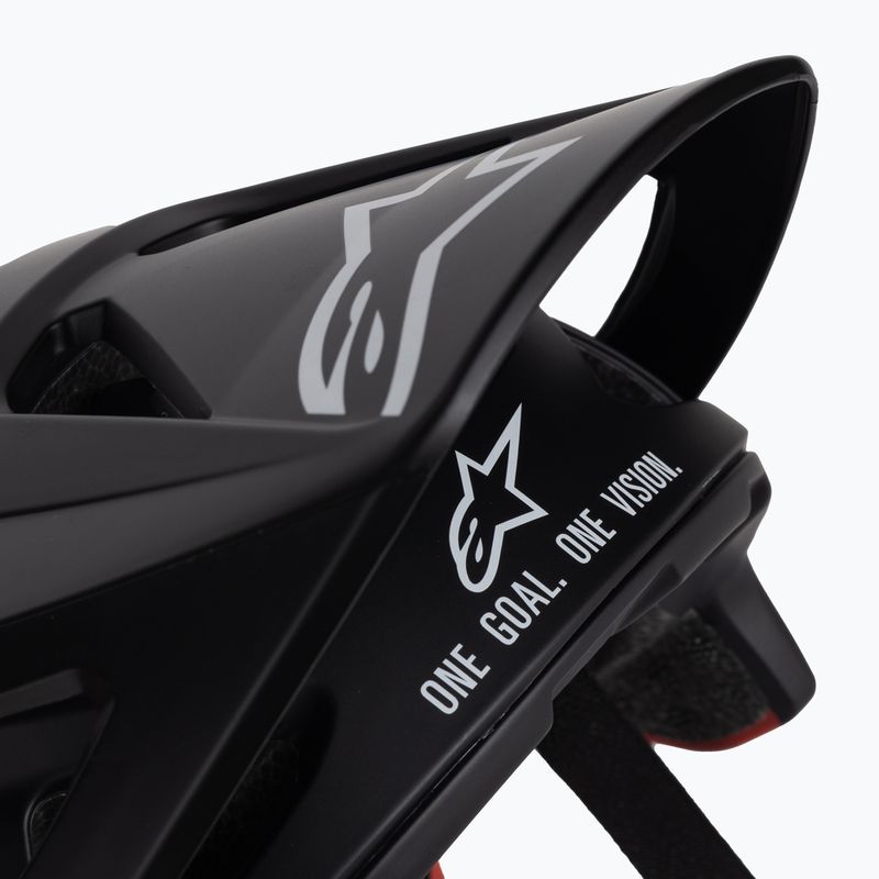 Kask rowerowy Alpinestars Vector Pro Atom black/red matt 7