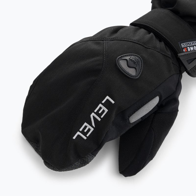 Rękawice snowboardowe męskie Level Fly Mitt black 4