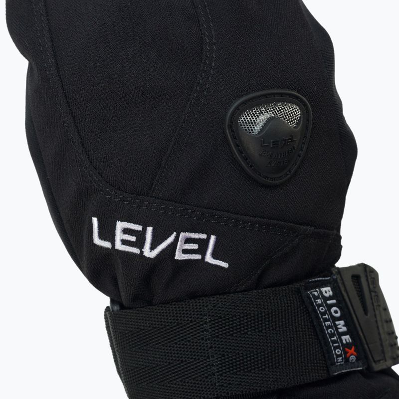 Rękawice snowboardowe dziecięce Level Fly Mitt black 4