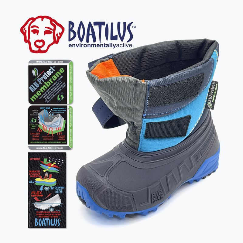 Śniegowce dziecięce Boatilus Hybrid Sport 2 Velcro cobalt 8