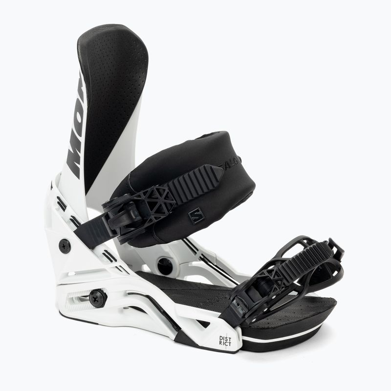Wiązania snowboardowe męskie Salomon District 2021 white